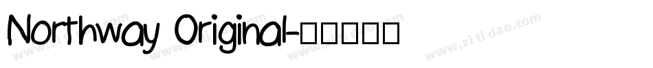Northway Original字体转换